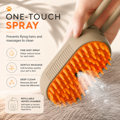 PawMist Grooming Brush